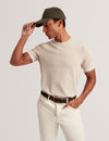 IVANAN: SS Rib Texture T-Shirt