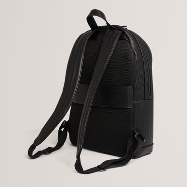 WALIIS: Printed Weave PU Backpack