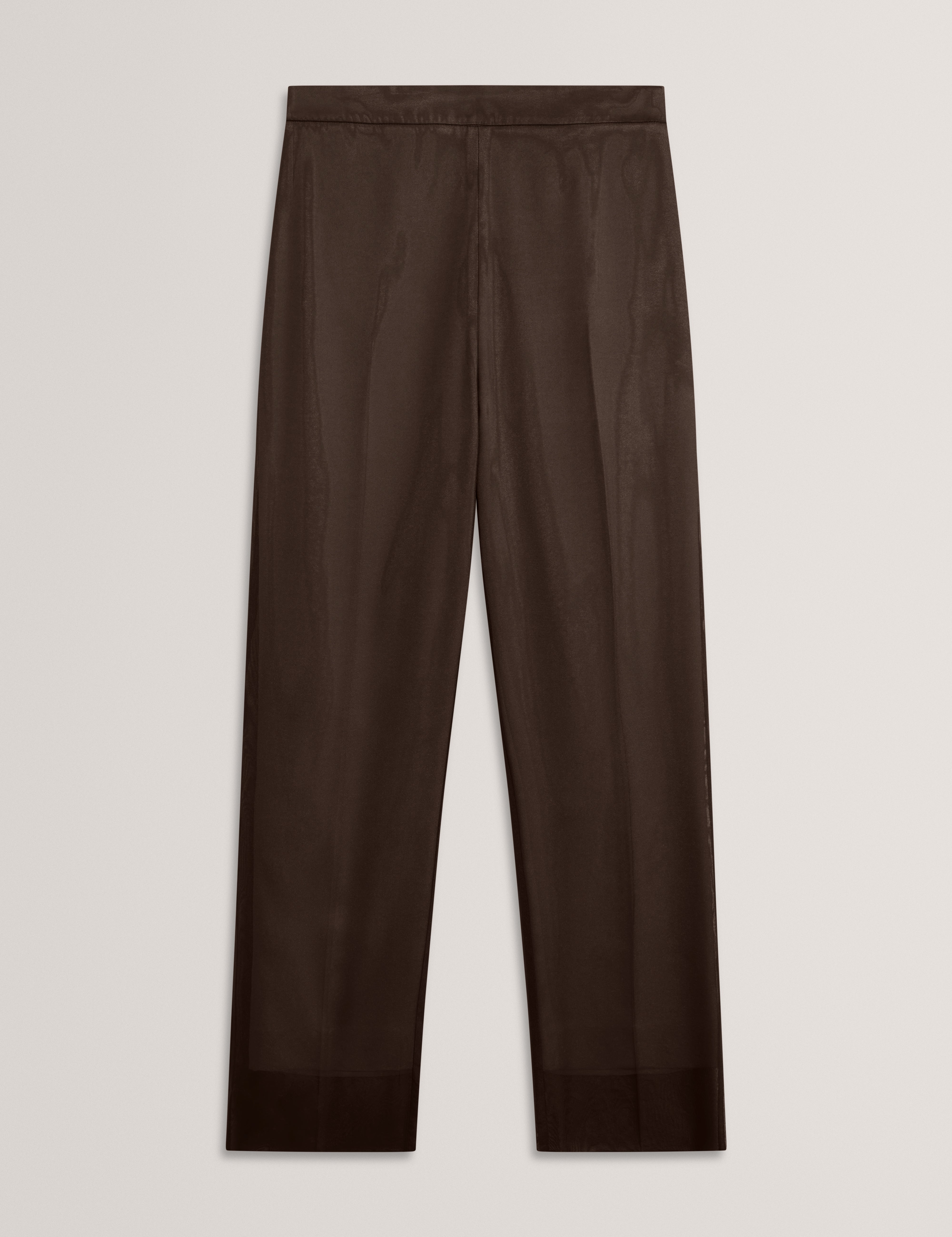 NUBIAAT: Printed Organza Overlay Tailored Trouser