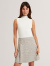 EKAAM: Tailored Boucle Dress with Knitted Top