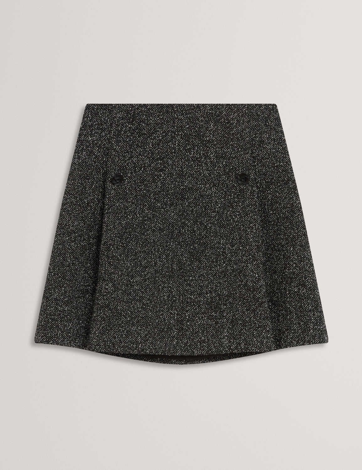 EKAAS: Tailored Boucle Mini Skirt