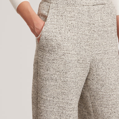 EKAAT: Tailored Boucle Wide Leg Trouser