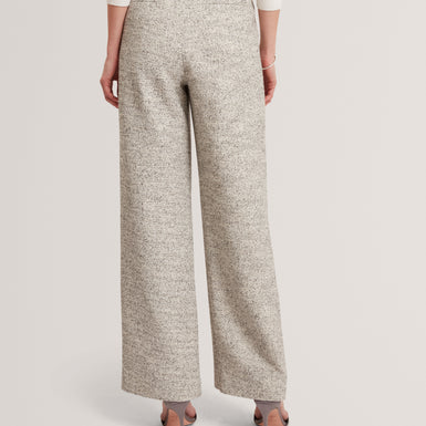 EKAAT: Tailored Boucle Wide Leg Trouser
