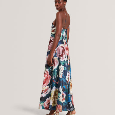 AMARRI: Print Halter Neck Maxi Dress