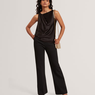 MIONA: Sleveless Twist Detail Top
