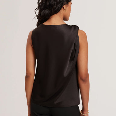 MIONA: Sleveless Twist Detail Top