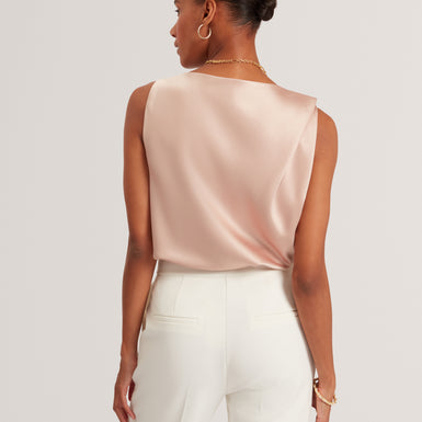 MIONA: Sleveless Twist Detail Top