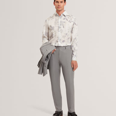 KALMILL: LS Regular Fit Leaf Shadow Print Shirt