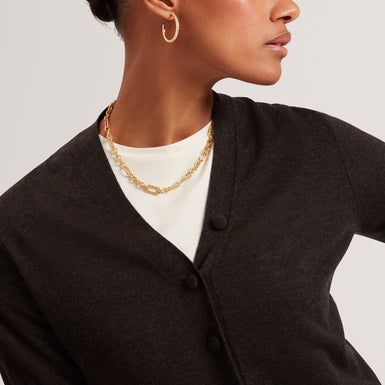 DAZLIA: Knitted Short Sleeve Cardigan