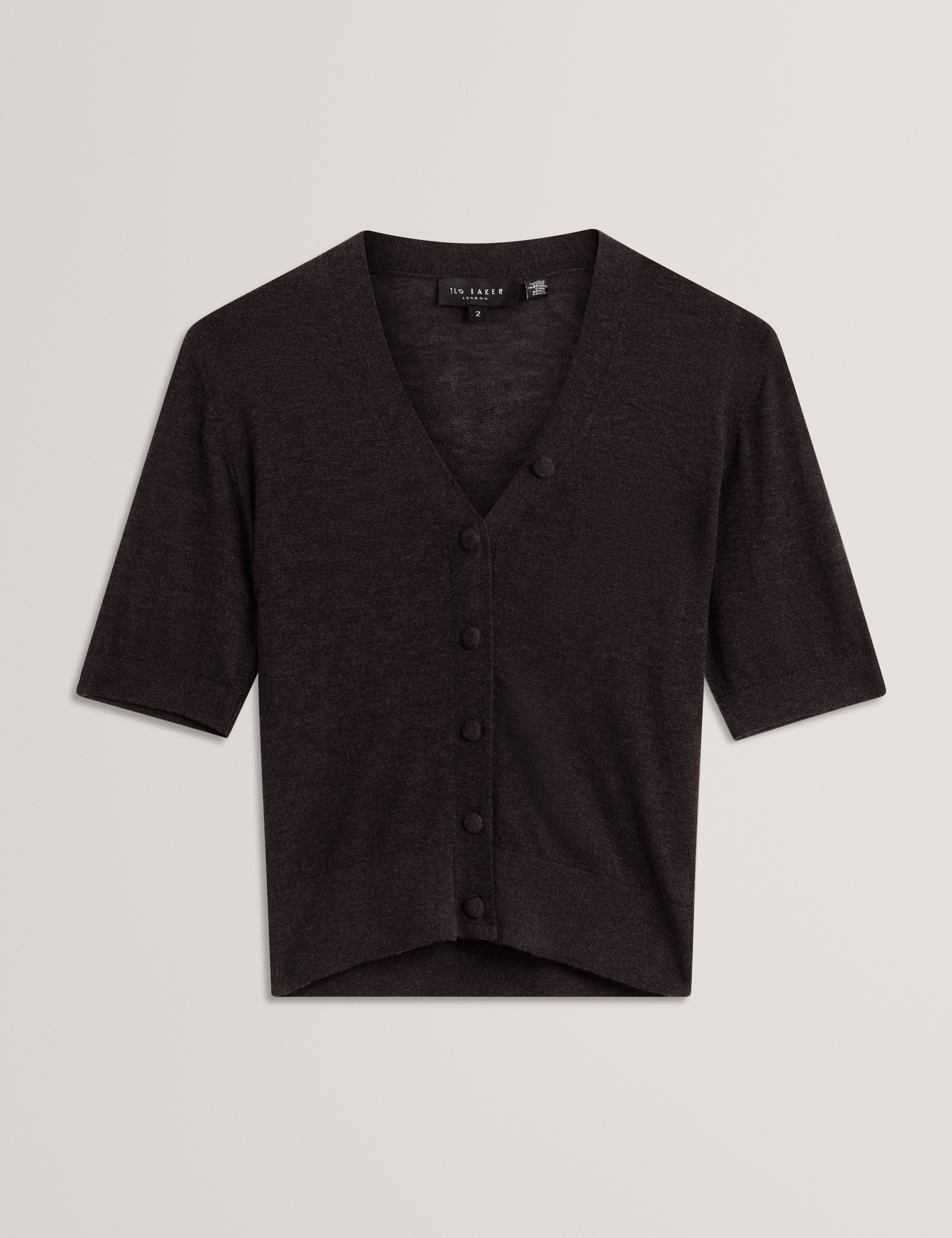 DAZLIA: Knitted Short Sleeve Cardigan