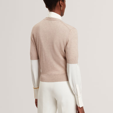 DAZLIA: Knitted Short Sleeve Cardigan