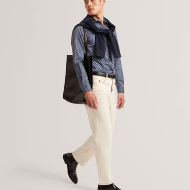 SEF: LS Slim Fit Circle Geo Print Shirt