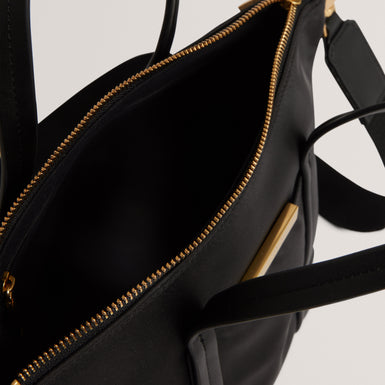 NYKKIE: Nylon Mini Crossbody Tote Bag