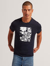 KONEY: SS Floral Box Print T-Shirt