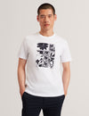 KONEY: SS Floral Box Print T-Shirt