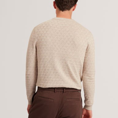 SAINSY: T Stitch Crew Neck