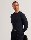 SAINSY: T Stitch Crew Neck