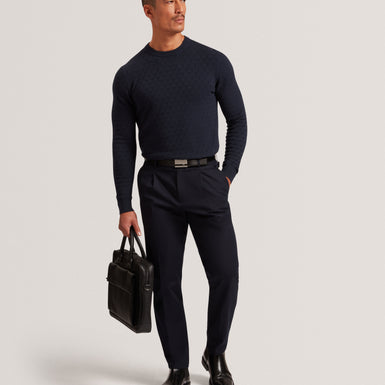 SAINSY: T Stitch Crew Neck