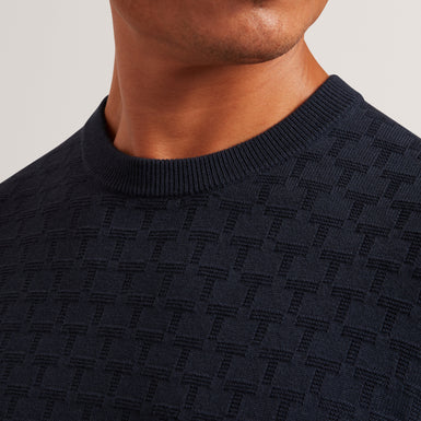 SAINSY: T Stitch Crew Neck