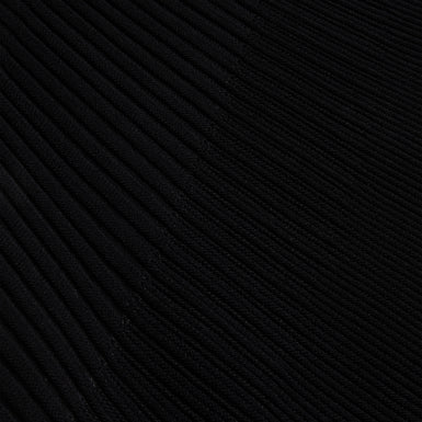Women's LAYYNII-Invisible Yarn Knit Top Black
