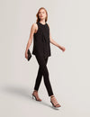 FELINDA:Fly Front Stretch Legging