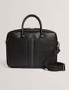 KENRIIK: Stripe PU Document Bag