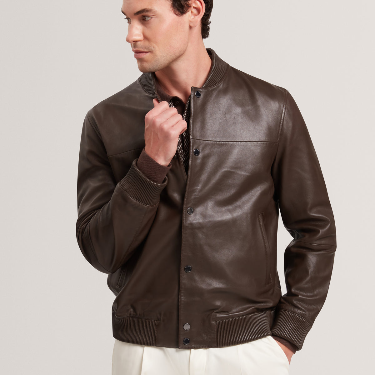 LEEAMS: Premium Leather Bomber Jacket – Poseidon Brands (Pty) Ltd