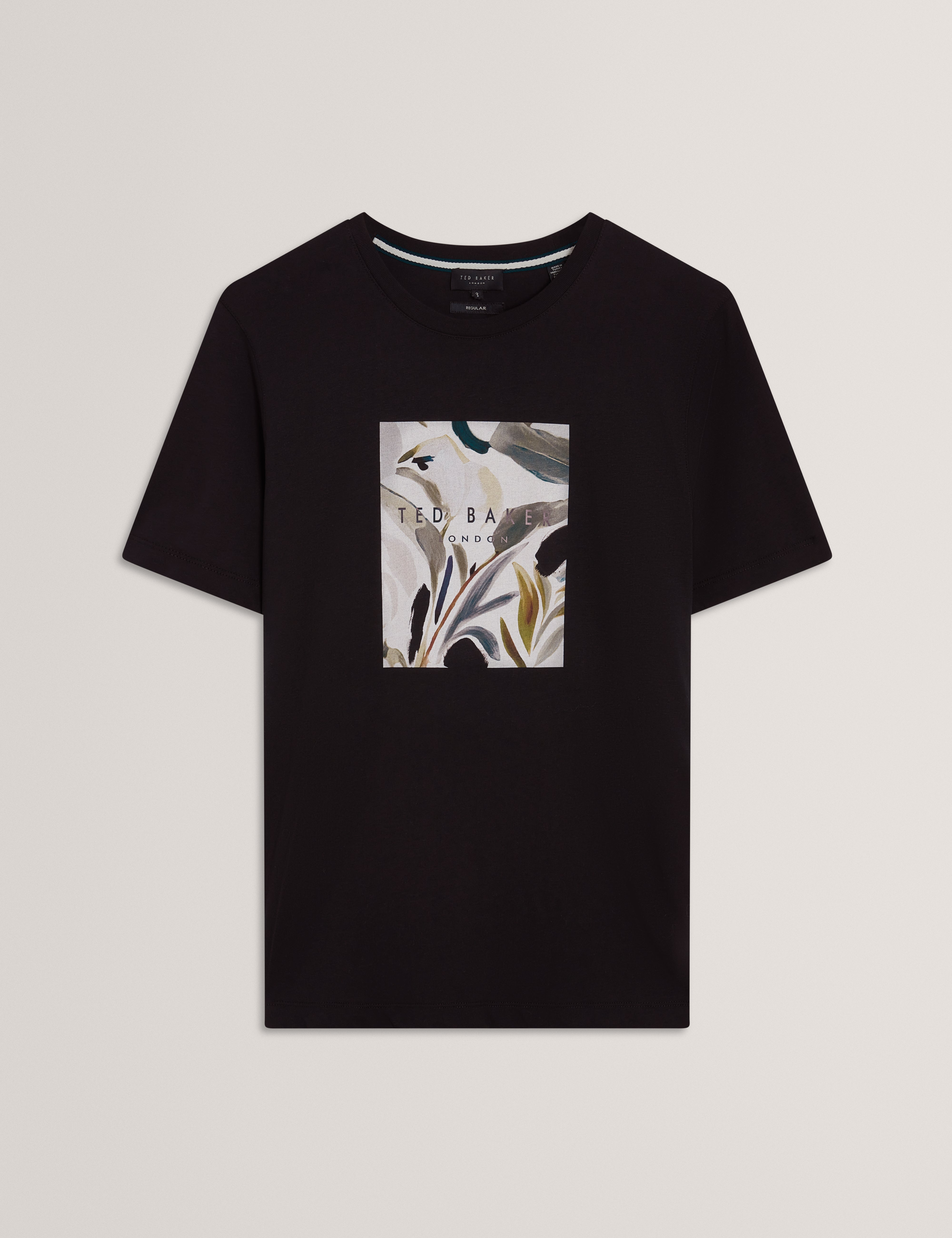 Men's JUSTINO-SS Box Print Graphic T-shirt