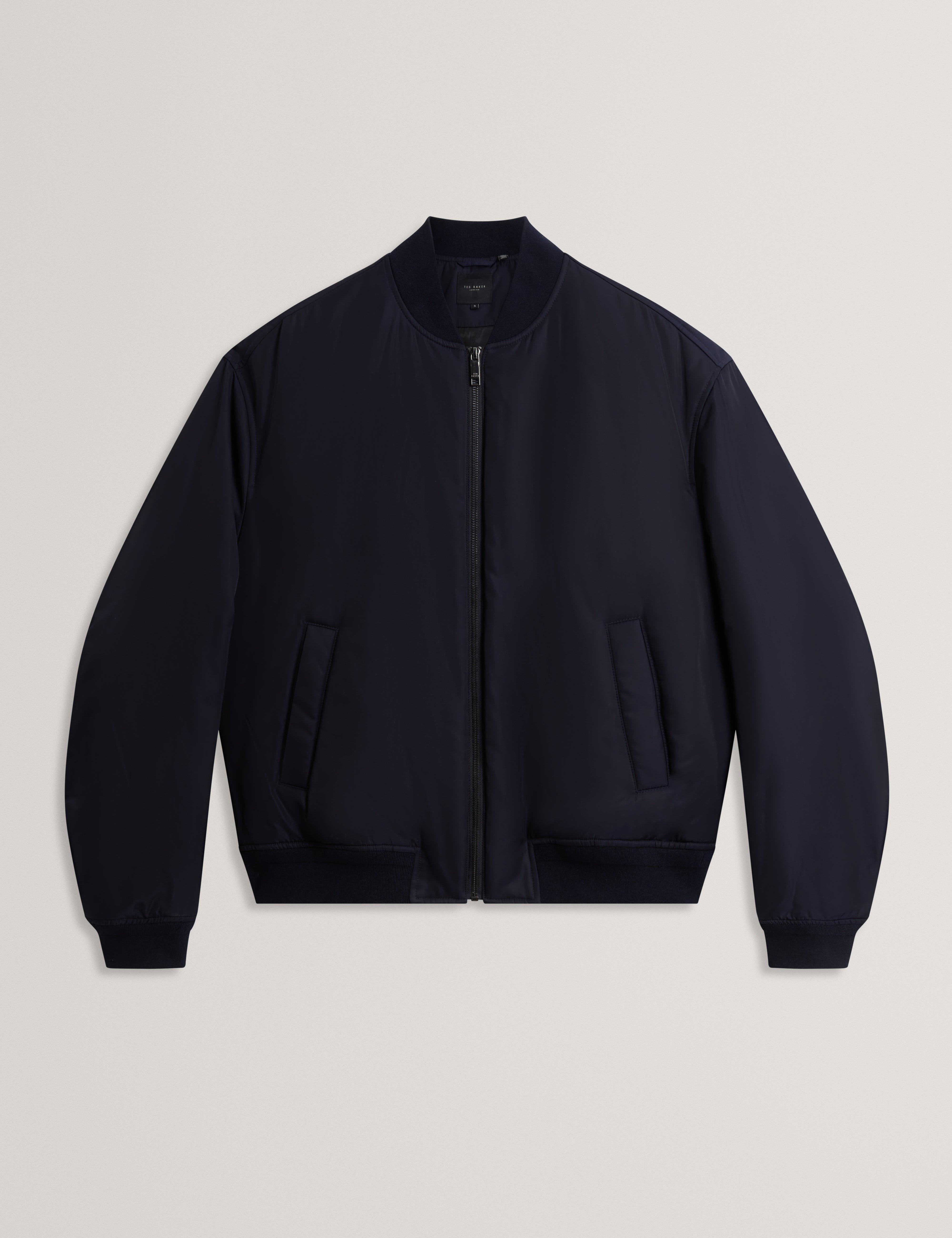 BOMBARD: Relaxed Fit Nylon MA1 Bomber Jacket