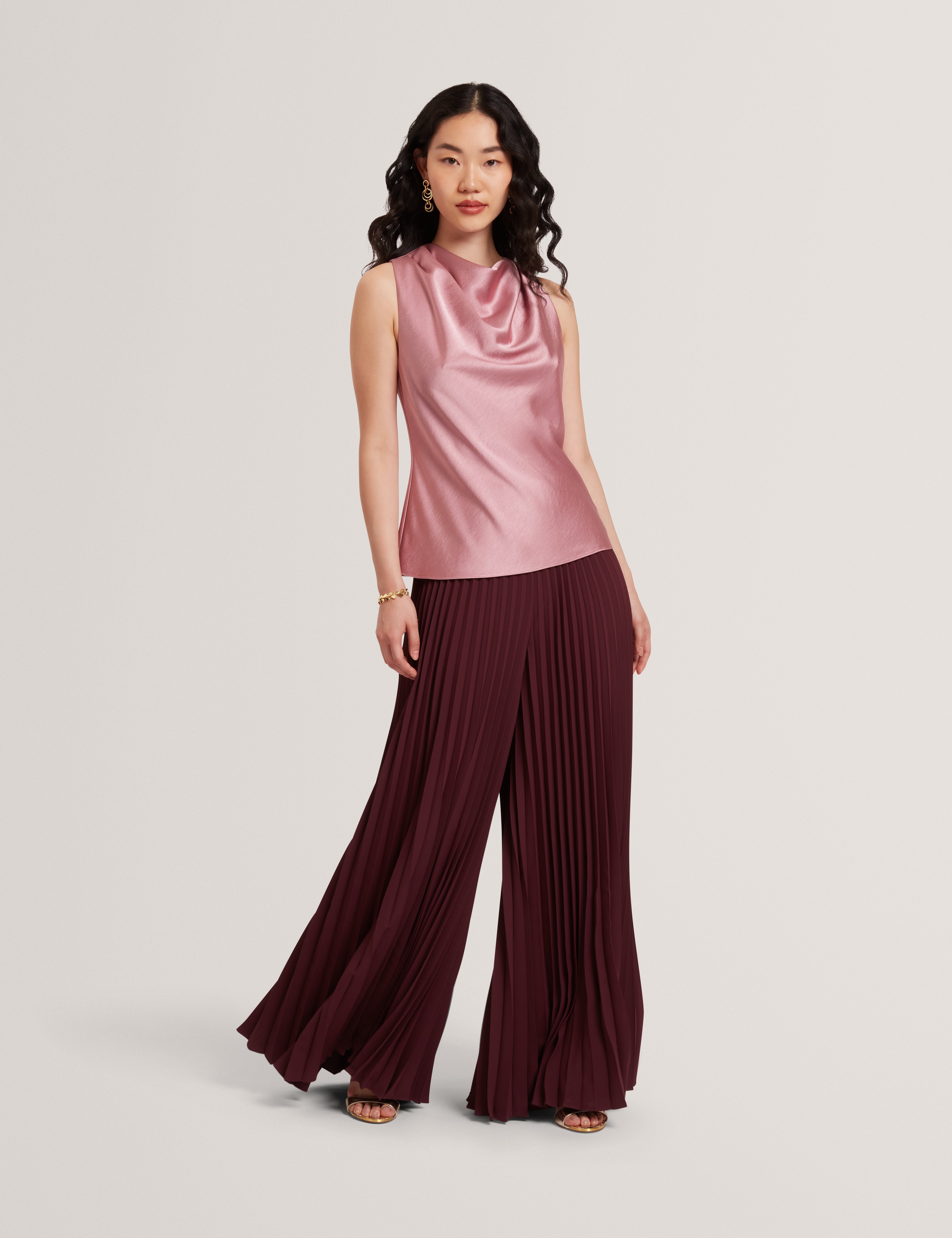 ZEPHA: Drape Halter Neck Top