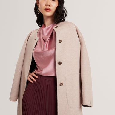 ZEPHA: Drape Halter Neck Top