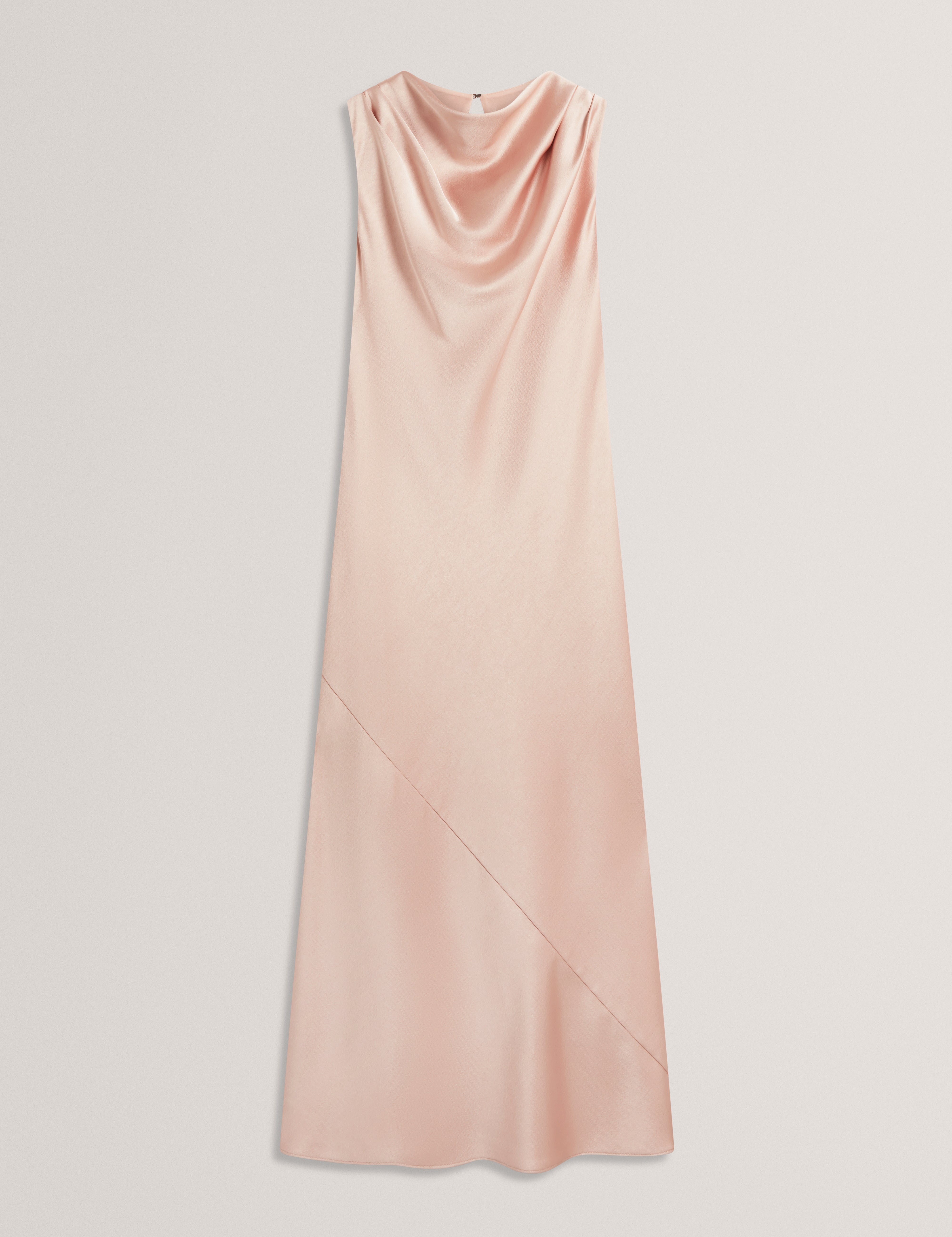 LIIMAA: Drape Neck Midi Dress
