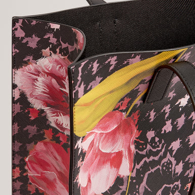 TULLSA: Floral Printed Large Icon Bag