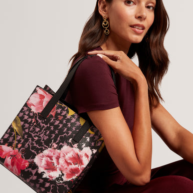 TULIIA: Floral Printed Small Icon Bag