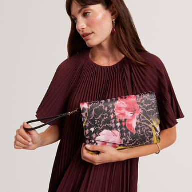 TARLLA: Floral Printed Icon Pouch