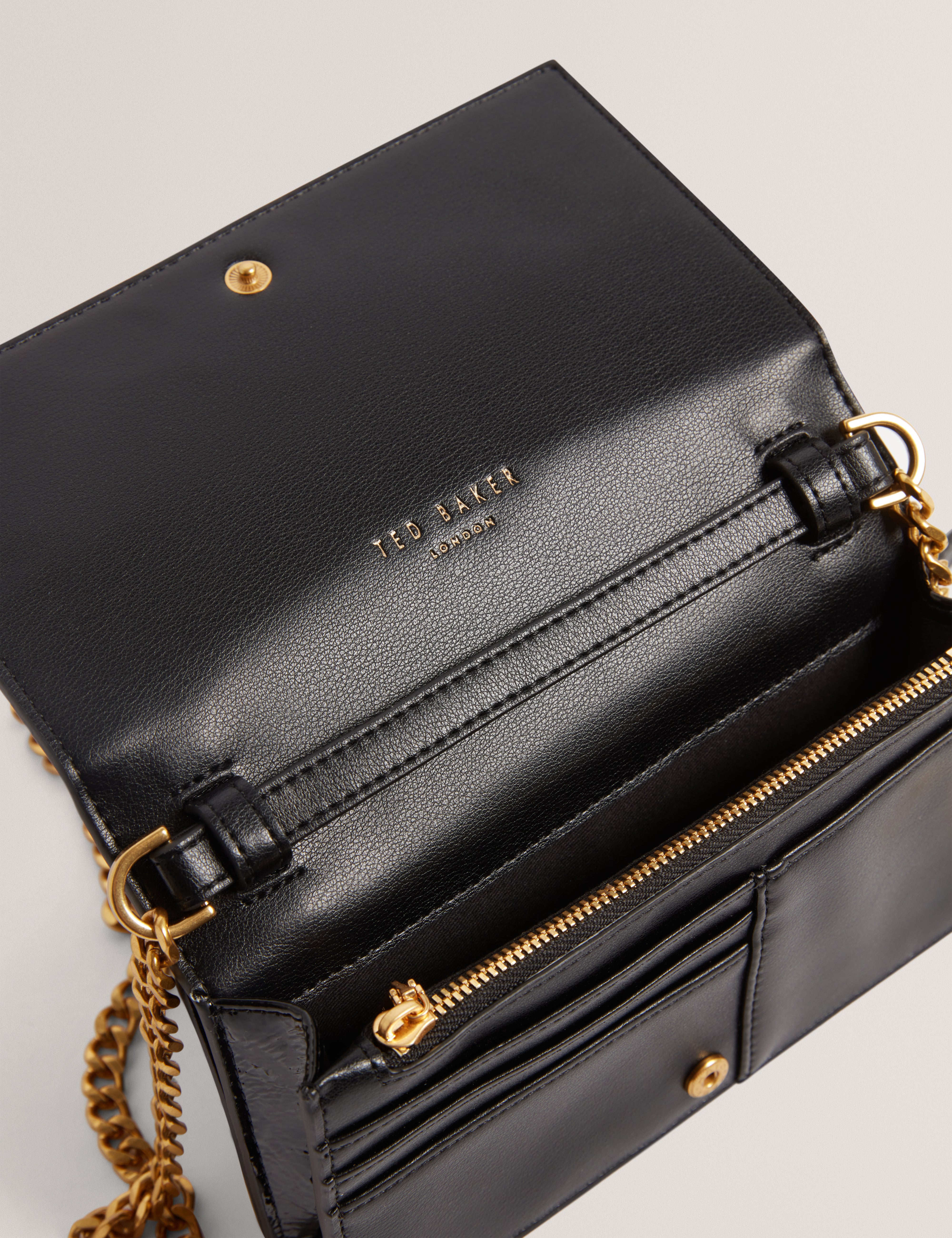 MAHIRAA: Crossbody Flapover Bag