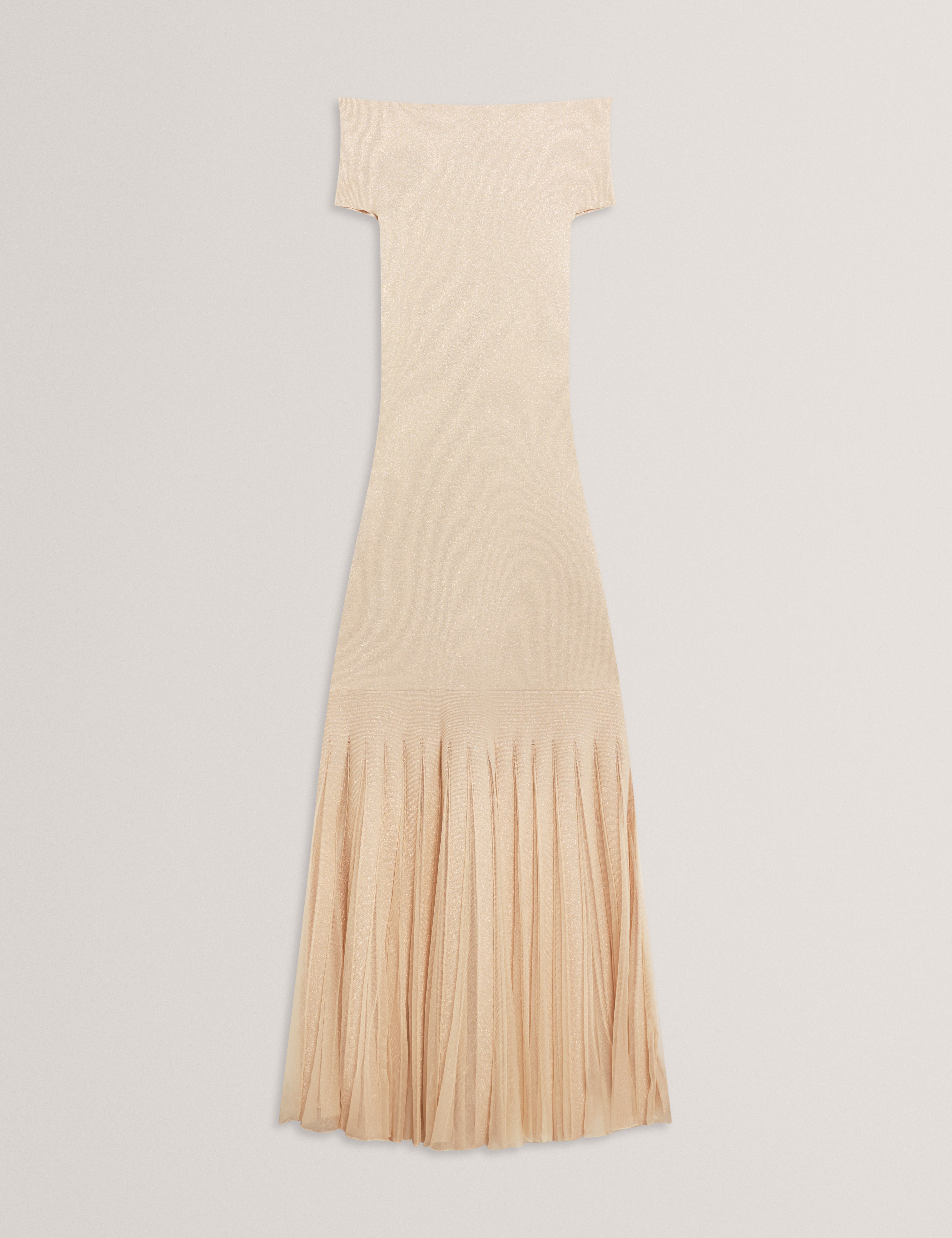RYLLA: Off The Shoulder Knitted Maxi Dress