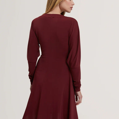 MAIRIEE: Wrap Jersey Mini Dress