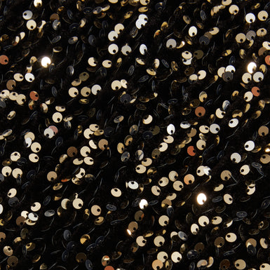 PEARSOM: Velvet Sequin Mini Skirt