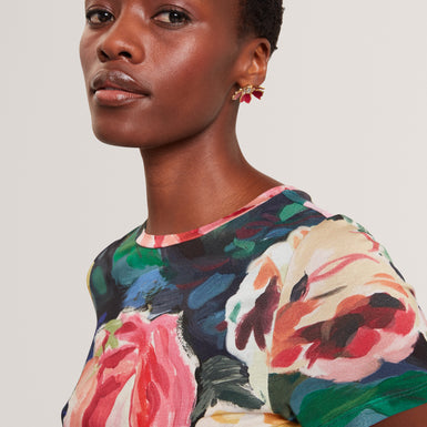 MAYFLA: Printed Fitted Tee