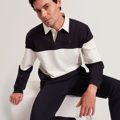 TRAVISS: Panelled Rugby Shirt