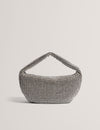 CRYSTIZ: Medium Crystal Slouchy Hobo Bag