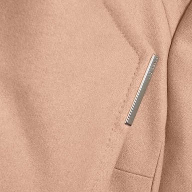 ROSE: Mid Length Belted Wool Wrap Coat