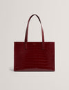 WELONA: Elongated Croc Icon Bag