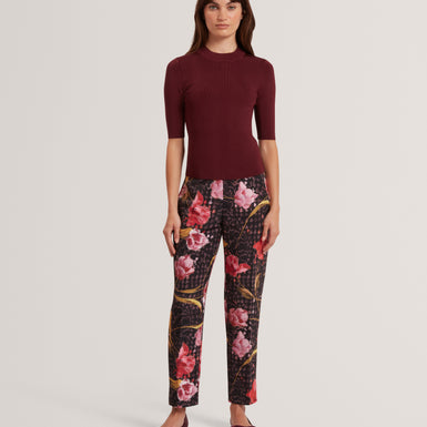 FELIXIA: Knitted Half Sleeve Tee