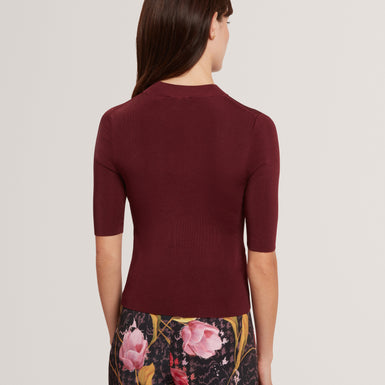 FELIXIA: Knitted Half Sleeve Tee