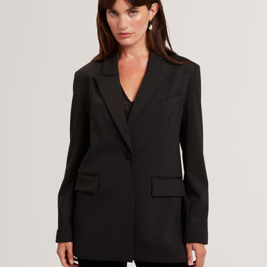 INDRI: Relaxed Tailored Ponte Blazer