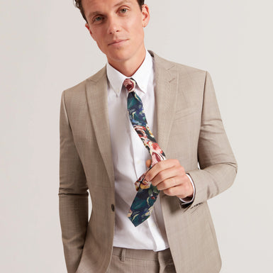 ETTORE: Bold Floral Silk Printed Tie