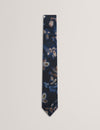 SILVANO: Leaf Print Silk Tie