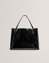 Women's BRISAA-Thin Strap Crinkle Large Slouchy Tote